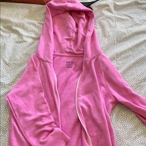 Light purple, American Eagle, 3/4 sleeve zip up